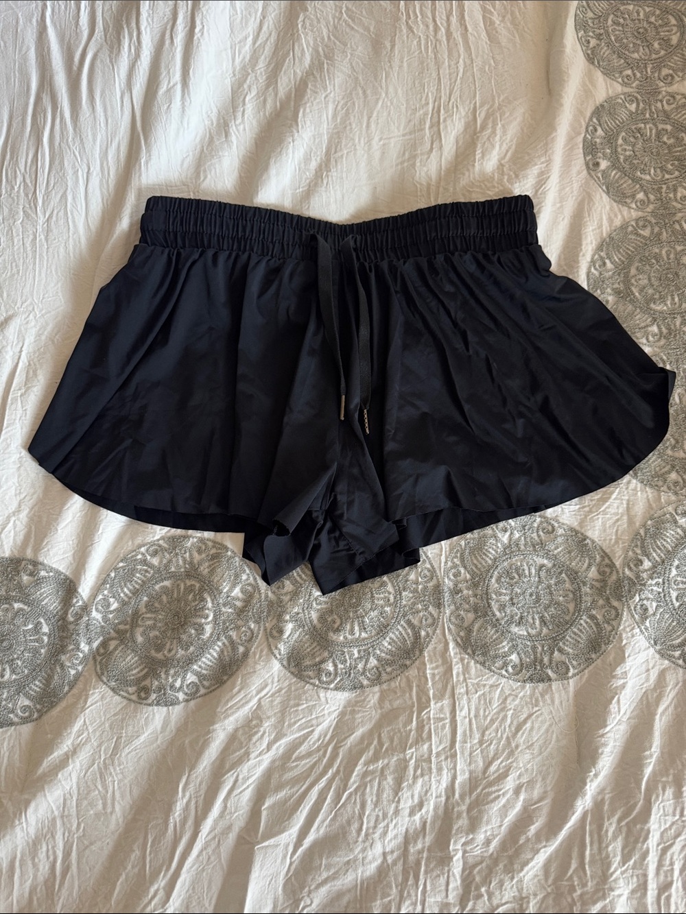 Liberty Pro Youth Black Elastic Waist Running Shorts YXL